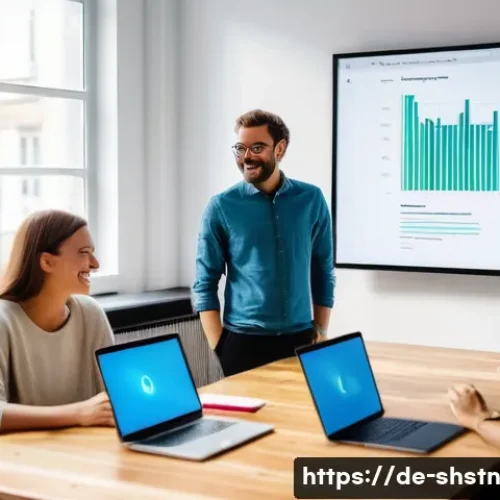 사회적 기업의 지속가능성 유지 전략 - **Prompt:** A vibrant, sunlit co-working space in a modern building in Berlin, bustling with a diver...