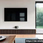 지속가능 분야의 디지털 혁신 사례 - **Prompt:** A cozy and modern living room in a German home, bathed in soft, natural light filtering ...