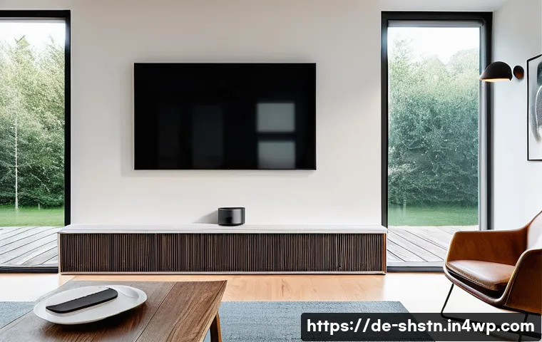 지속가능 분야의 디지털 혁신 사례 - **Prompt:** A cozy and modern living room in a German home, bathed in soft, natural light filtering ...